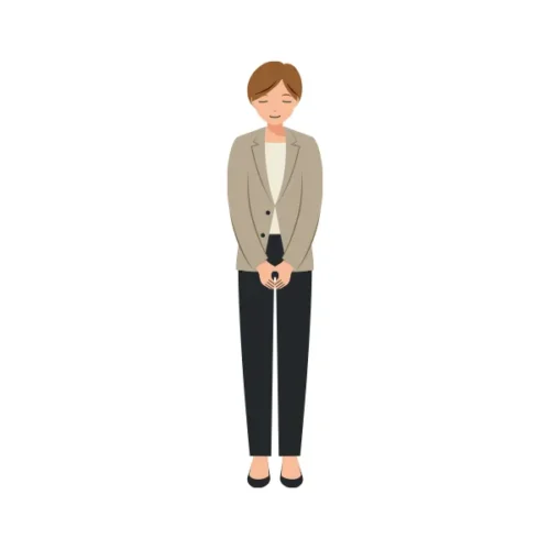 ビジネス イラスト（女性・全身）| 無料・商用利用可 | BUFSHC003-C | 無料素材ペペロ