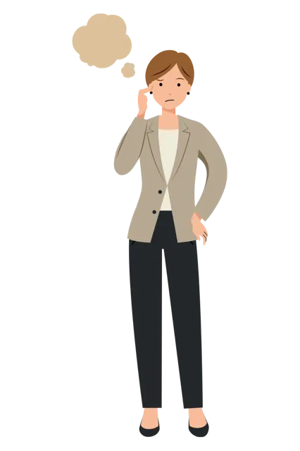 ビジネス イラスト（女性・全身）| 無料・商用利用可 | BUFSHC012-01-C | 無料素材ペペロ