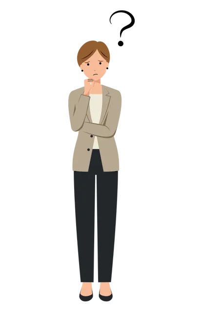 ビジネス イラスト（女性・全身）| 無料・商用利用可 | BUFSHC027-01-C | 無料素材ペペロ
