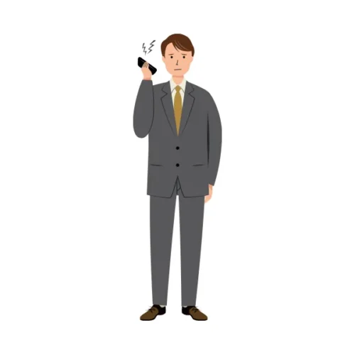 ビジネス イラスト（男性・全身）| 無料・商用利用可 | BUMC009-C | 無料素材ペペロ