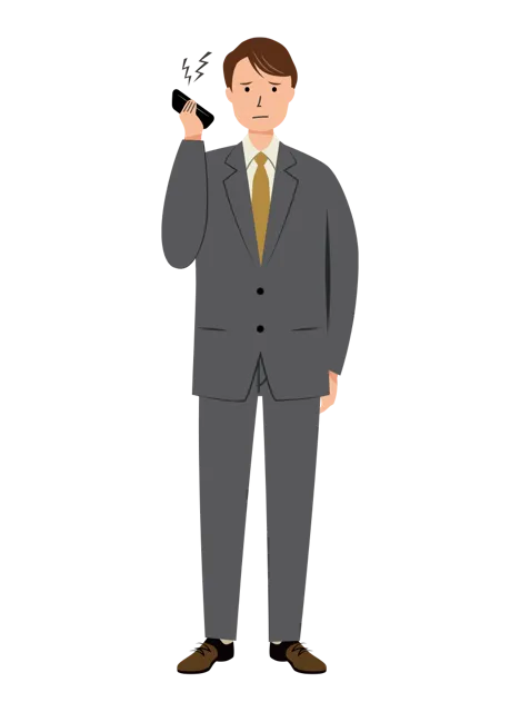 ビジネス イラスト（男性・全身）| 無料・商用利用可 | BUMC009-01-C | 無料素材ペペロ