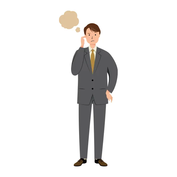 ビジネス イラスト（男性・全身）| 無料・商用利用可 | BUMC018-C | 無料素材ペペロ