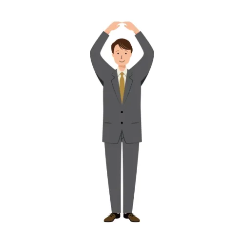 ビジネス イラスト（男性・全身）| 無料・商用利用可 | BUMC035-C | 無料素材ペペロ