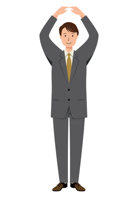 ビジネス イラスト（男性・全身）| 無料・商用利用可 | BUMC035-01-C | 無料素材ペペロ