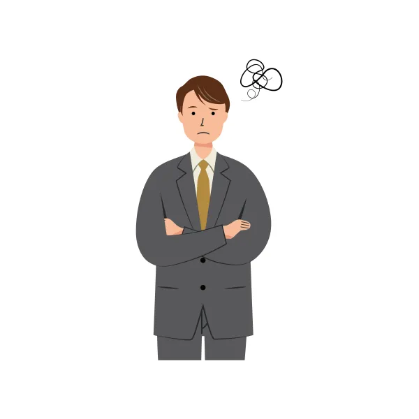 ビジネス イラスト（男性・上半身）| 無料・商用利用可 | BUMUBC005-C | 無料素材ペペロ