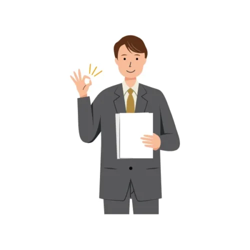 ビジネス イラスト（男性・上半身）| 無料・商用利用可 | BUMUBC016-C | 無料素材ペペロ