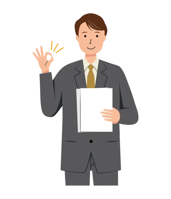 ビジネス イラスト（男性・上半身）| 無料・商用利用可 | BUMUBC016-01-C | 無料素材ペペロ
