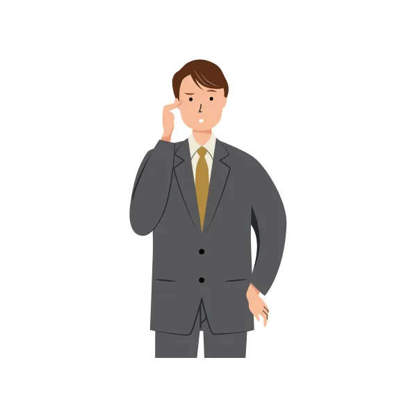 ビジネス イラスト（男性・上半身）| 無料・商用利用可 | BUMUBC019-C | 無料素材ペペロ