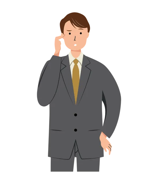 ビジネス イラスト（男性・上半身）| 無料・商用利用可 | BUMUBC019-01-C | 無料素材ペペロ