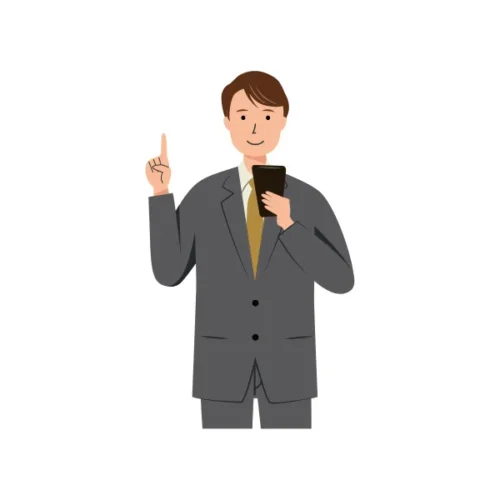 ビジネス イラスト（男性・上半身）| 無料・商用利用可 | BUMUBC026-C | 無料素材ペペロ