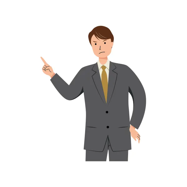 ビジネス イラスト（男性・上半身）| 無料・商用利用可 | BUMUBC028-C | 無料素材ペペロ