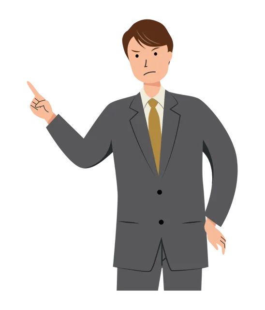 ビジネス イラスト（男性・上半身）| 無料・商用利用可 | BUMUBC028-01-C | 無料素材ペペロ