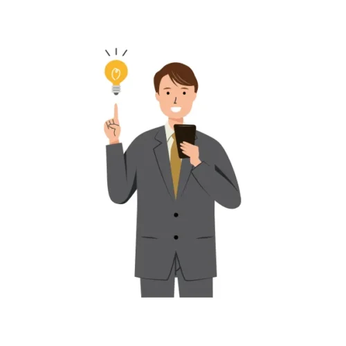 ビジネス イラスト（男性・上半身）| 無料・商用利用可 | BUMUBC031-C | 無料素材ペペロ