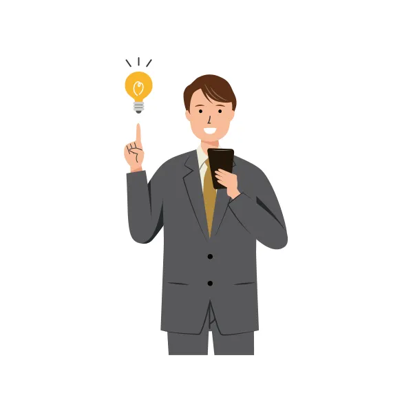 ビジネス イラスト（男性・上半身）| 無料・商用利用可 | BUMUBC031-C | 無料素材ペペロ