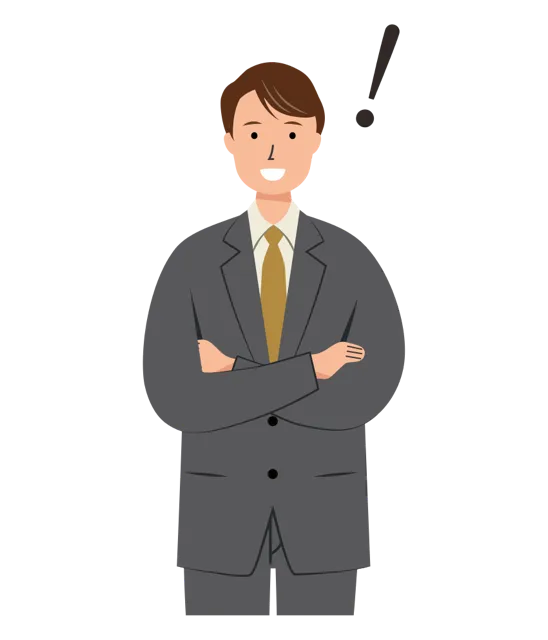 ビジネス イラスト（男性・上半身）| 無料・商用利用可 | BUMUBC032-01-C | 無料素材ペペロ