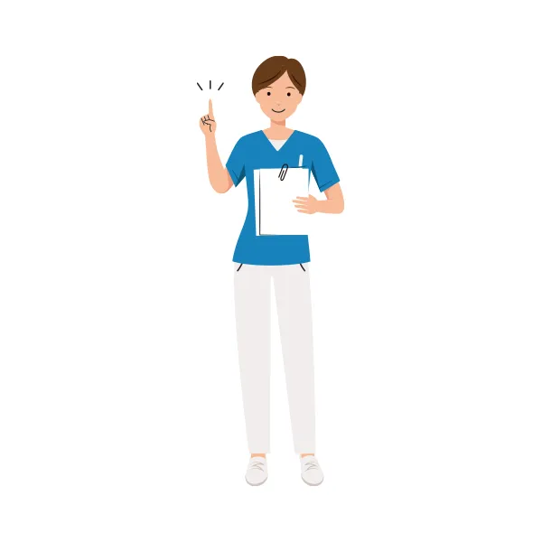 看護師 イラスト（女性・全身）| 無料・商用利用可 | NURFC015-C | 無料素材ペペロ