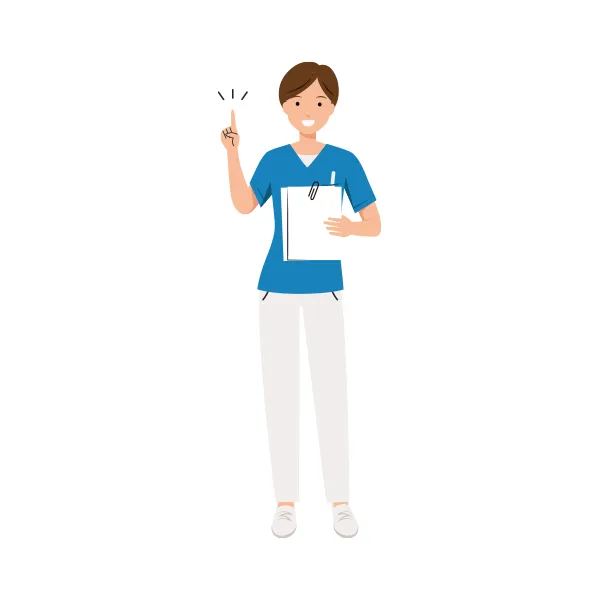 看護師 イラスト（女性・全身）| 無料・商用利用可 | NURFC016-C | 無料素材ペペロ