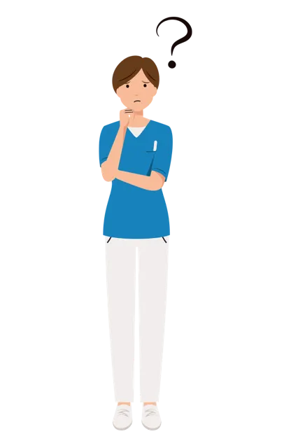 看護師 イラスト（女性・全身）| 無料・商用利用可 | NURFC022-01-C | 無料素材ペペロ