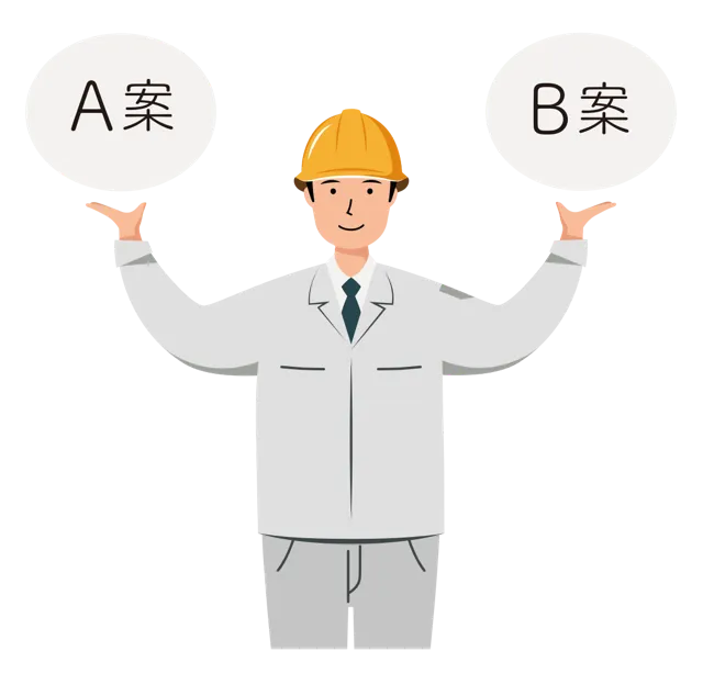 現場監督 イラスト（男性・上半身）| 無料・商用利用可 | SSMSWUB024-01-C | 無料素材ペペロ