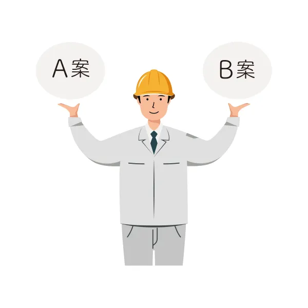 現場監督 イラスト（男性・上半身）| 無料・商用利用可 | SSMSWUB024-C | 無料素材ペペロ