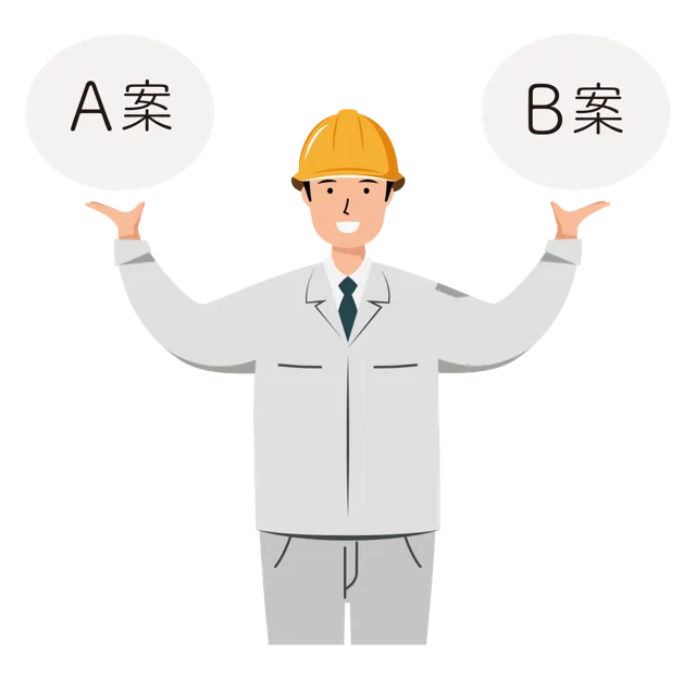 現場監督 イラスト（男性・上半身）| 無料・商用利用可 | SSMSWUB025-01-C | 無料素材ペペロ