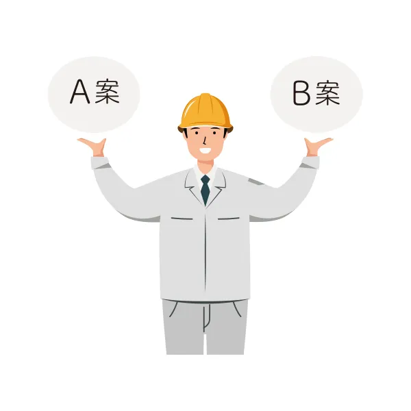 現場監督 イラスト（男性・上半身）| 無料・商用利用可 | SSMSWUB025-C | 無料素材ペペロ