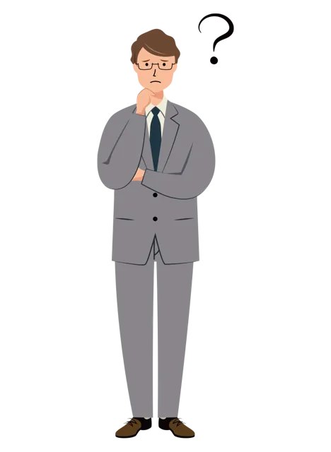 ビジネス イラスト（男性・全身）| 無料・商用利用可 | BUMGRC006-01-C | 無料素材ペペロ
