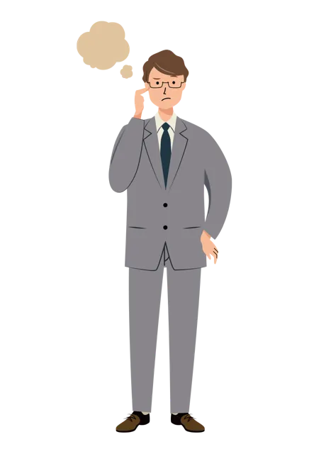 ビジネス イラスト（男性・全身）| 無料・商用利用可 | BUMGRC018-01-C | 無料素材ペペロ