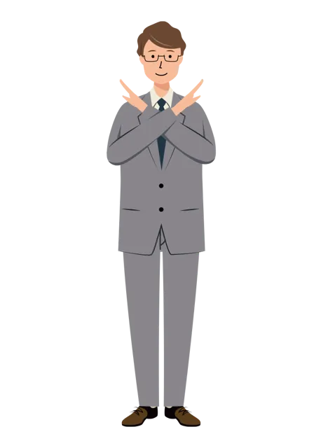 ビジネス イラスト（男性・全身）| 無料・商用利用可 | BUMGRC041-01-C | 無料素材ペペロ