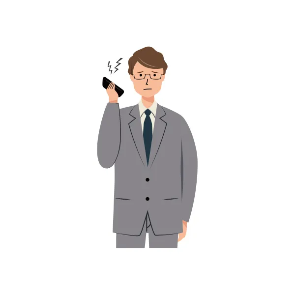 ビジネスマン イラスト（男性・上半身）| 無料・商用利用可 | BUMUBGR009-C | 無料素材ペペロ