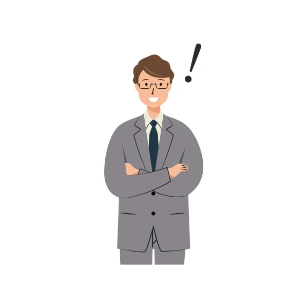 ビジネスマン イラスト（男性・上半身）| 無料・商用利用可 | BUMUBGR032-C | 無料素材ペペロ