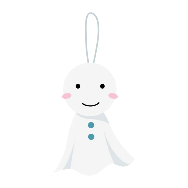 てるてる坊主 イラスト | 梅雨・６月 | 無料・商用利用可 | RASEAC-016-01-C | 無料素材ペペロ