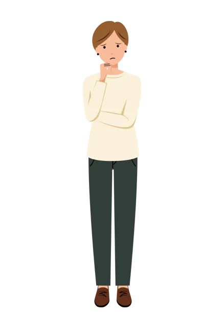女性 イラスト | 無料・登録不要 | PEFEAIBW013-01-C | 無料素材ペペロ