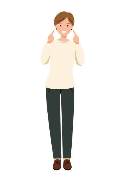 女性 イラスト | 無料・登録不要 | PEFEAIBW020-01-C | 無料素材ペペロ