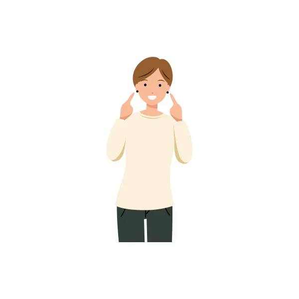 女性 イラスト | 無料・登録不要 | PEFEAIBWUB020-C | 無料素材ペペロ