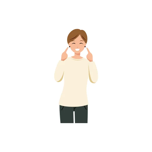 女性 イラスト | 無料・登録不要 | PEFEAIBWUB021-C | 無料素材ペペロ